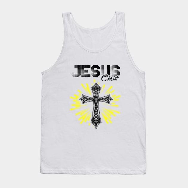 Christian Design Jesus Christ Tank Top by Javacustoms